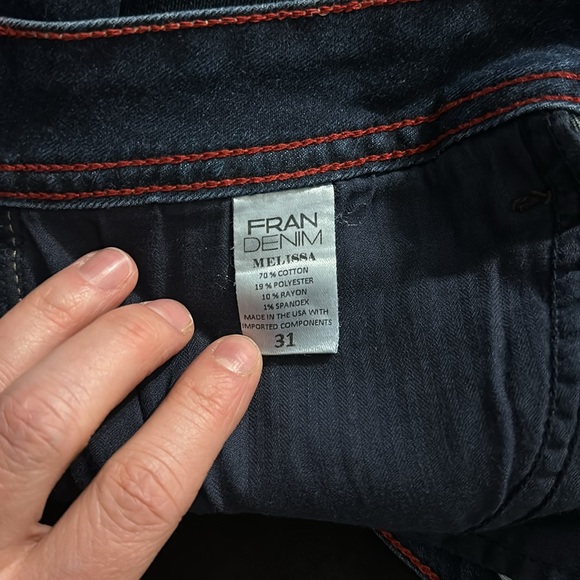 Fran Denim Melissa jean shorts - Picture 2 of 4